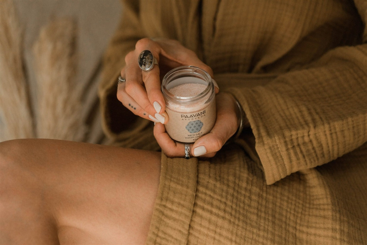 Aromatic Neti Salt: Herbal-Infused Mineral Rinse for Nasal Care