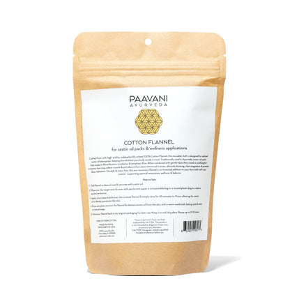 Cotton Flannel (for use with Castor Oil)