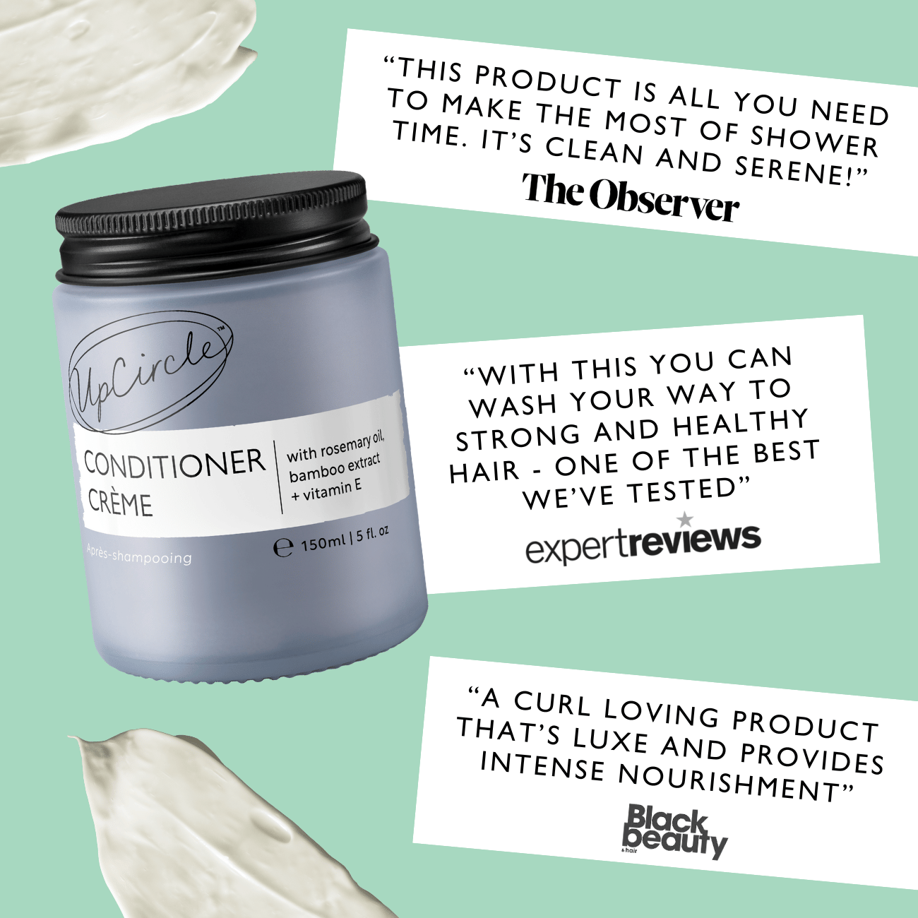 Conditioner Crème with Rosemary Oil + Bamboo Extract