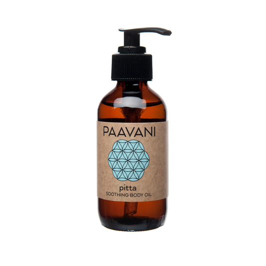 Pitta Body Oil: Cooling Ayurvedic Abhyanga Oil for Sensitive Skin
