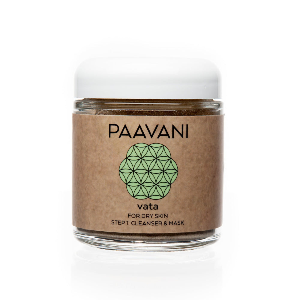 Vata Cleanser & Mask: Ayurvedic Cleansing Grains for Dry, Delicate Skin