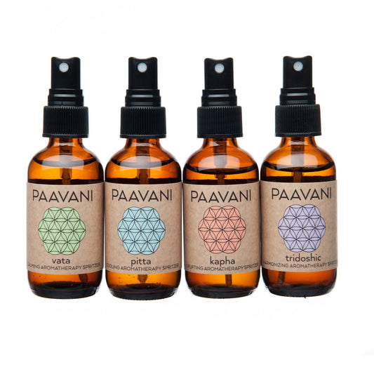 The Aromatherapy Ritual Kit: Ayurvedic Spritzers for Mood & Dosha Balance