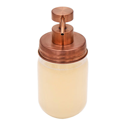 Rose Gold Soap Pump Lid Kit for Regular Mouth Mason Jars