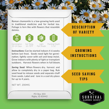 Medicinal Tea Herb Seeds Collection – 9 Heirloom Non-GMO Herbs for Calming Teas, Wellness & Home Apothecary Gardens (Chamomile, Lavender, Peppermint, Sage & More)