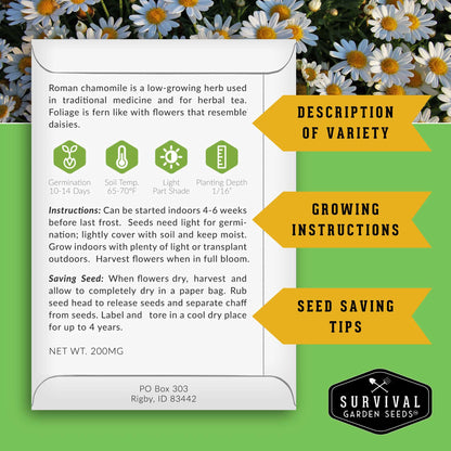Medicinal Herb Seeds Collection – 18 Heirloom Non-GMO Herbs for Wellness, Tea & Home Apothecary Gardens (Lavender, Chamomile, Echinacea, Peppermint, Sage & More)