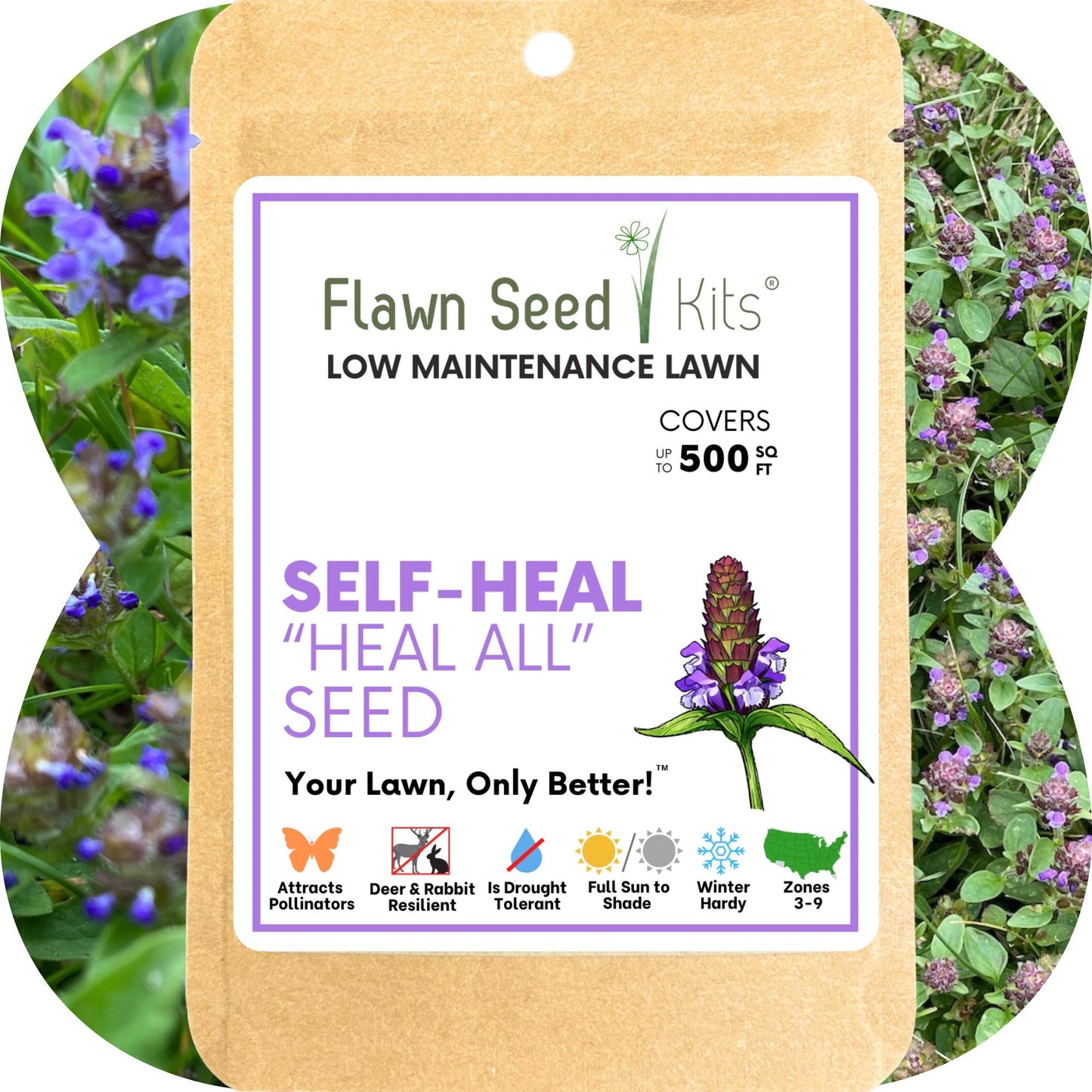 Self-Heal (Prunella Vulgaris) Seed Pouch