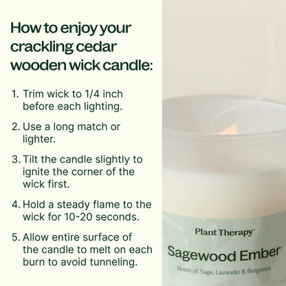 Sagewood Ember Naturally Scented Candle