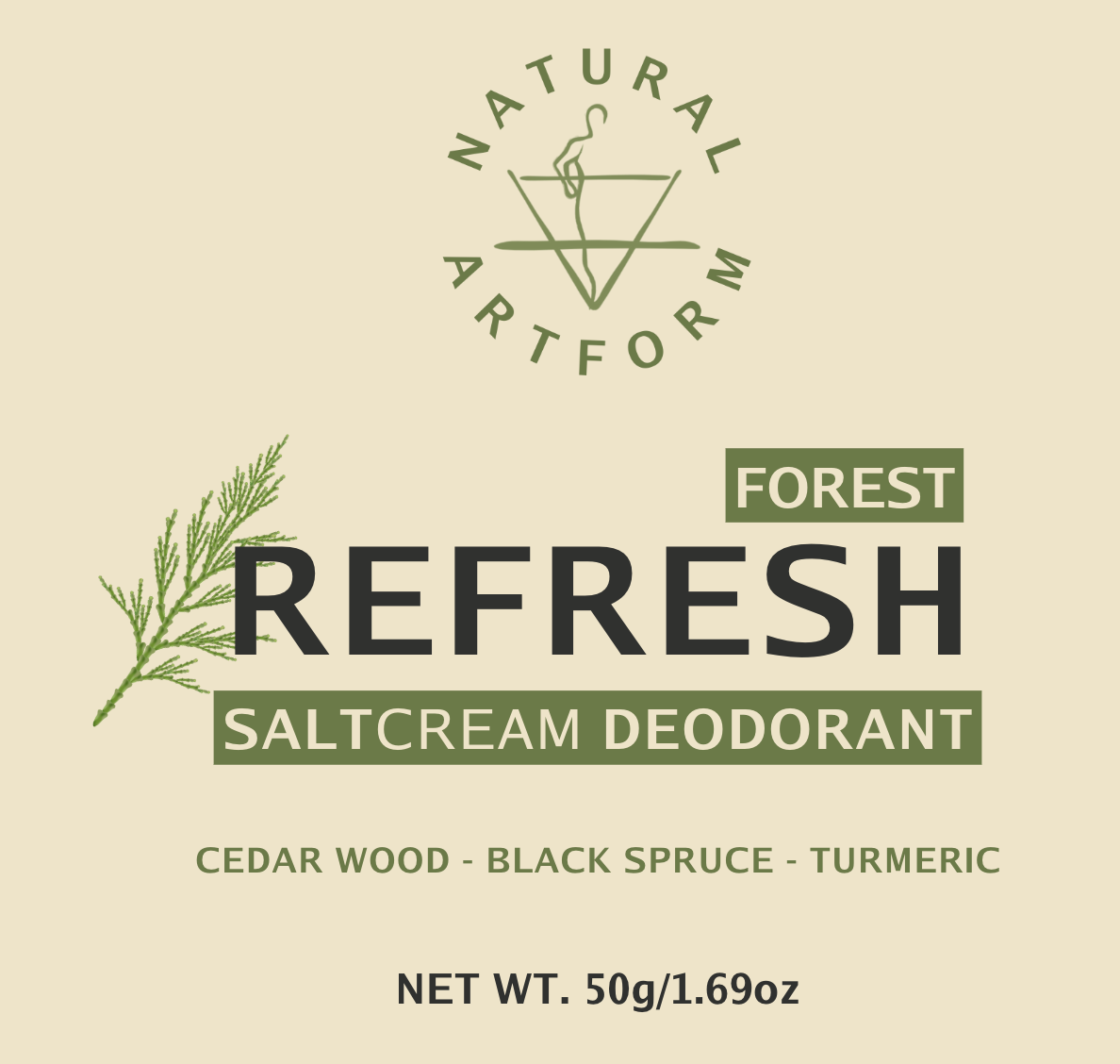 REFRESH Salt Cream Deodorant | FOREST