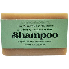 Goat Milk Shampoo Bar |  Argan Oil & Avocado Butter | Fragrance-Free