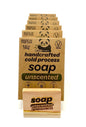 3 Handcrafted Cold Process Unscented Bar Soaps