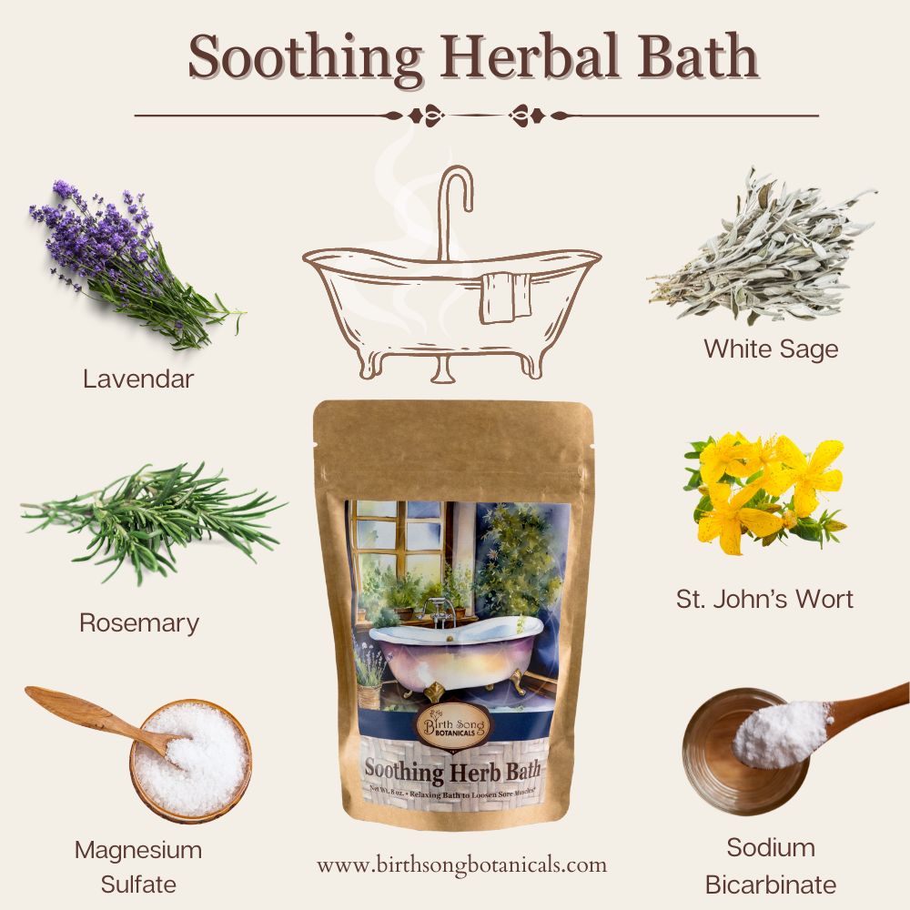 Relaxing and Soothing Herb Bath and Foot Soak