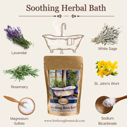 Relaxing and Soothing Herb Bath and Foot Soak