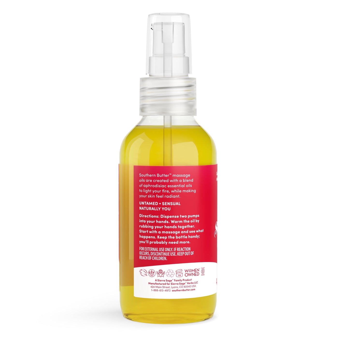 Intimate Massage Oil - Sandalwood + Cinnamon