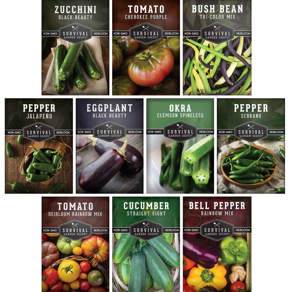 Summer Vegetable Collection - 10 Hot Weather Vegetables