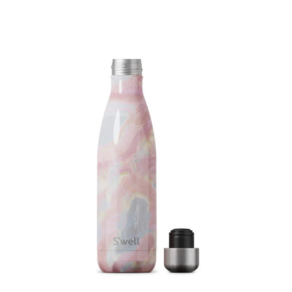 Geode Rose Insulated Stainless Steel Bottle – 17 oz