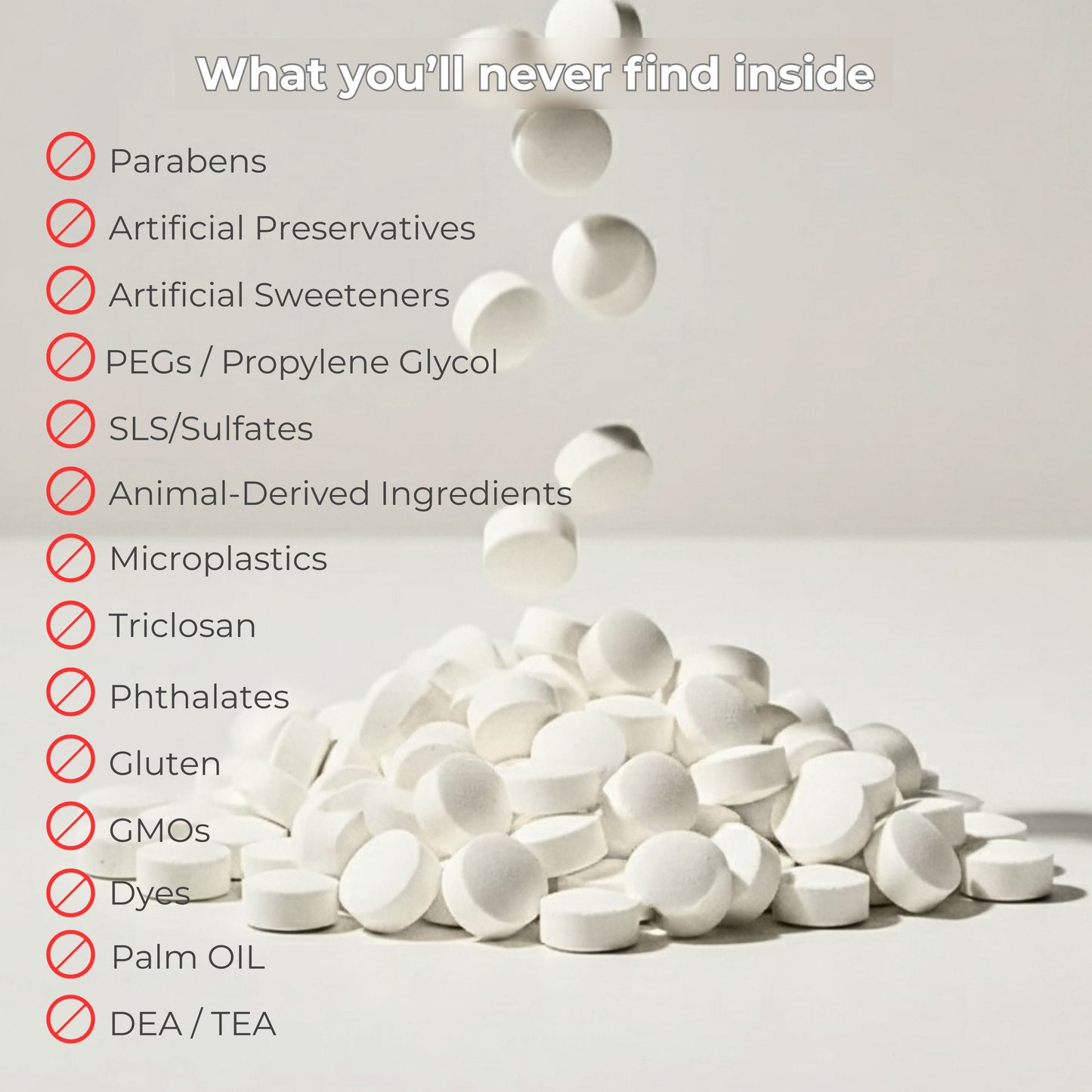 Fluoride Cinnamon Toothpaste Tablets — 1 Month