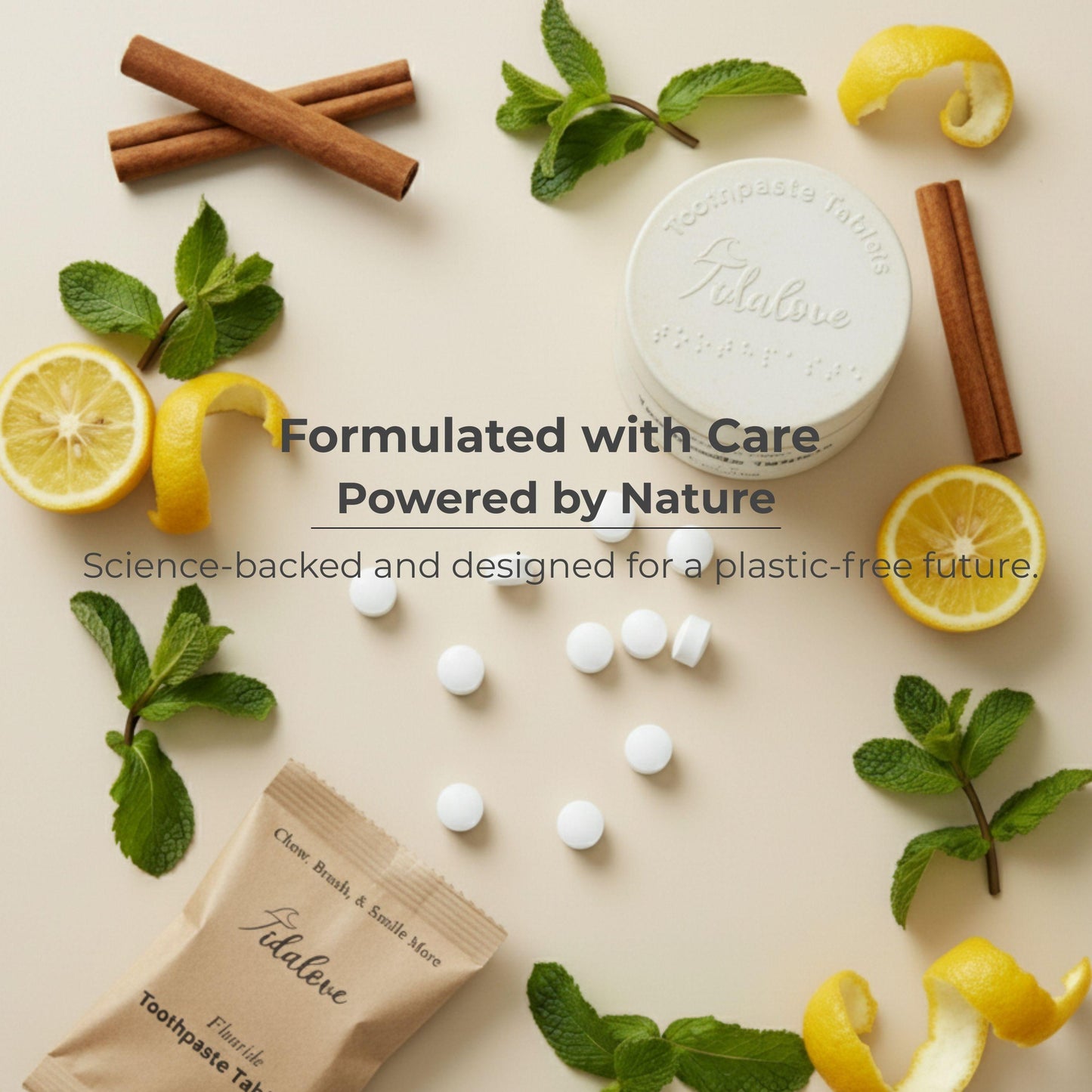 Fluoride Cinnamon Toothpaste Tablets — 4 Months