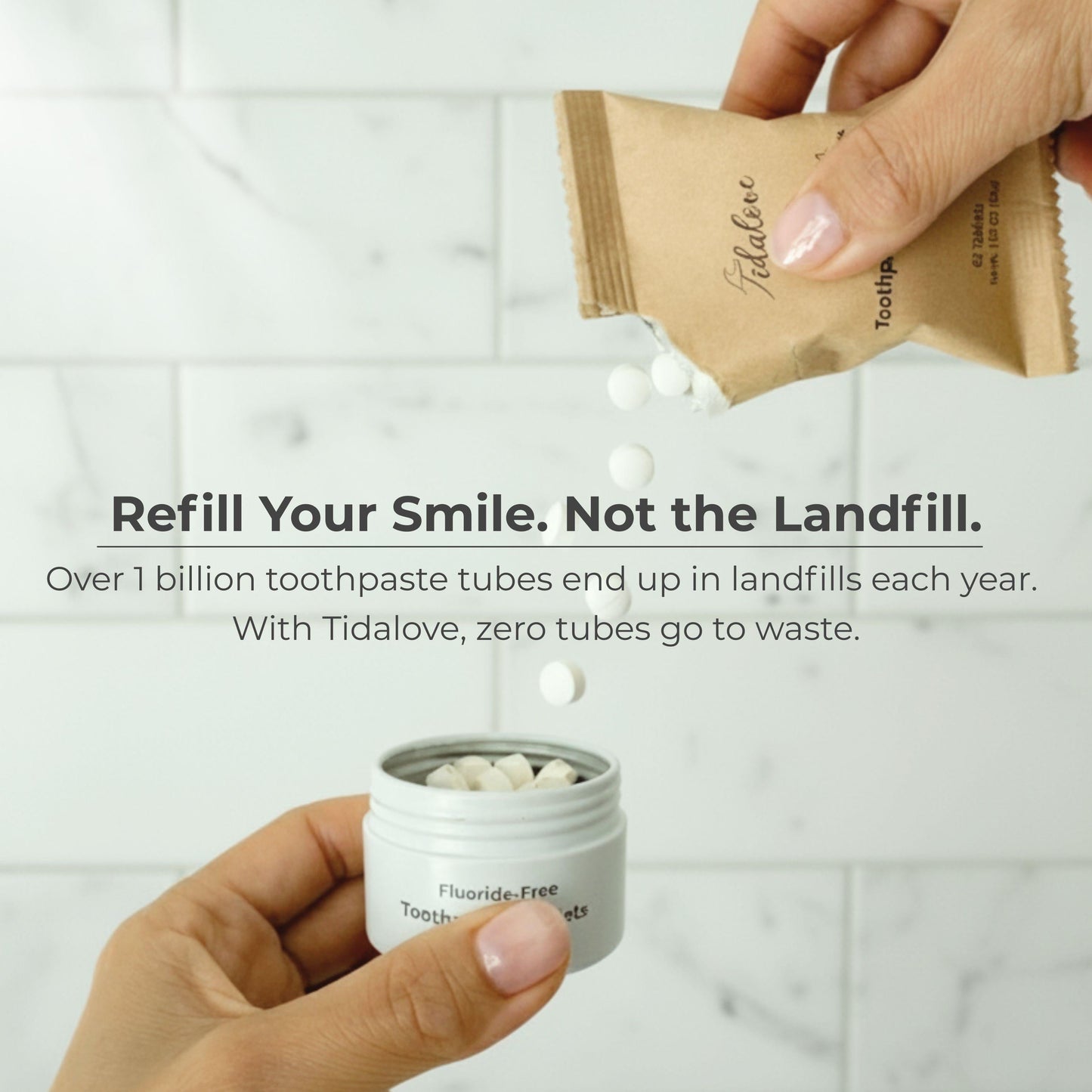 Fluoride Cinnamon Toothpaste Tablets — 1 Month