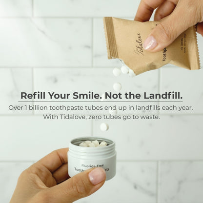 Fluoride Cinnamon Toothpaste Tablets — 1 Month