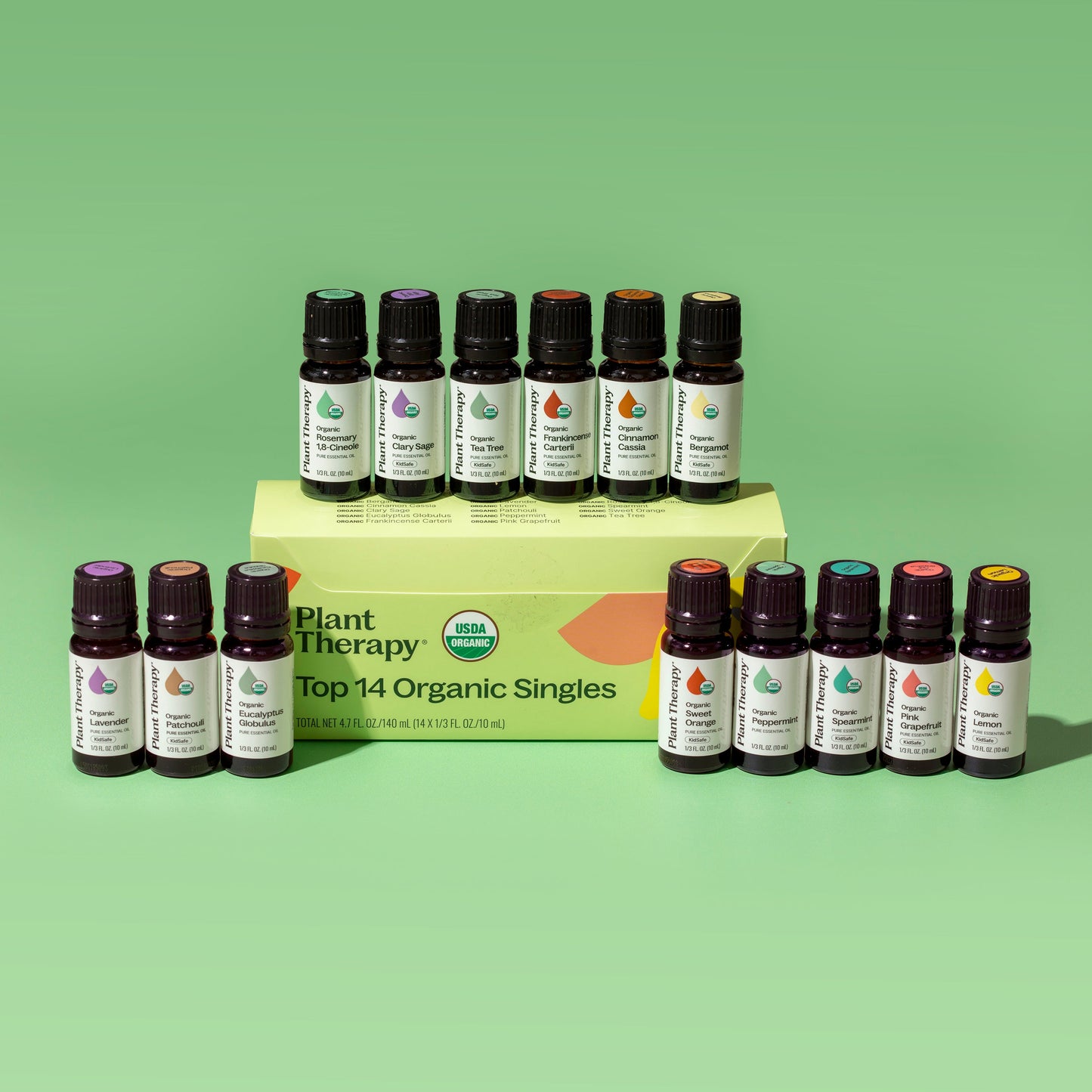 Top 14 Organic Essential Oil Singles Set