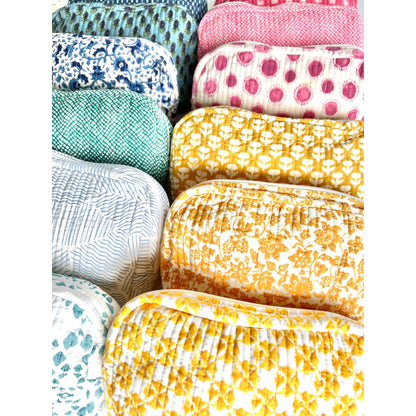 Travel Pouch Made from Upcycled Fabric