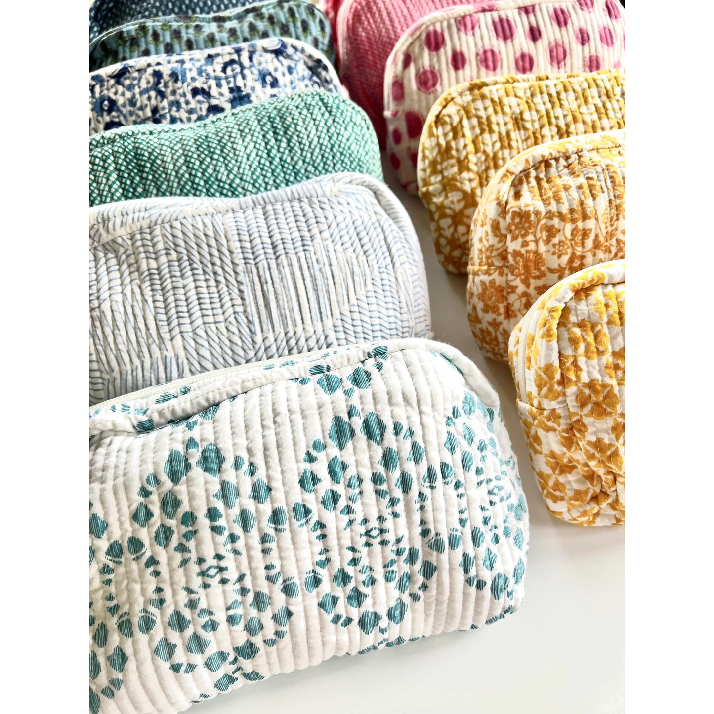 Travel Pouch Made from Upcycled Fabric