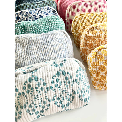 Travel Pouch Made from Upcycled Fabric