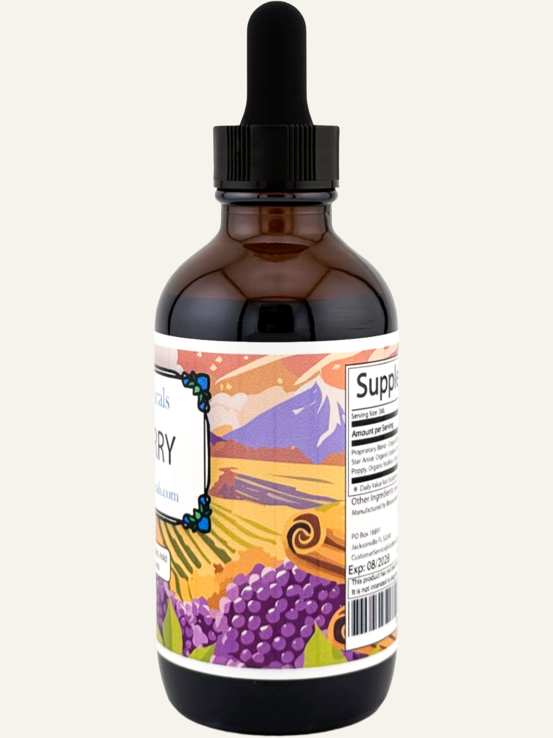 Organic Elderberry Glycerite Blend