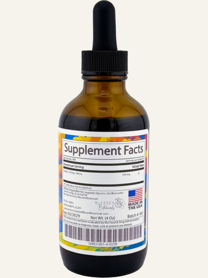 Organic Ginkgo Biloba Glycerite