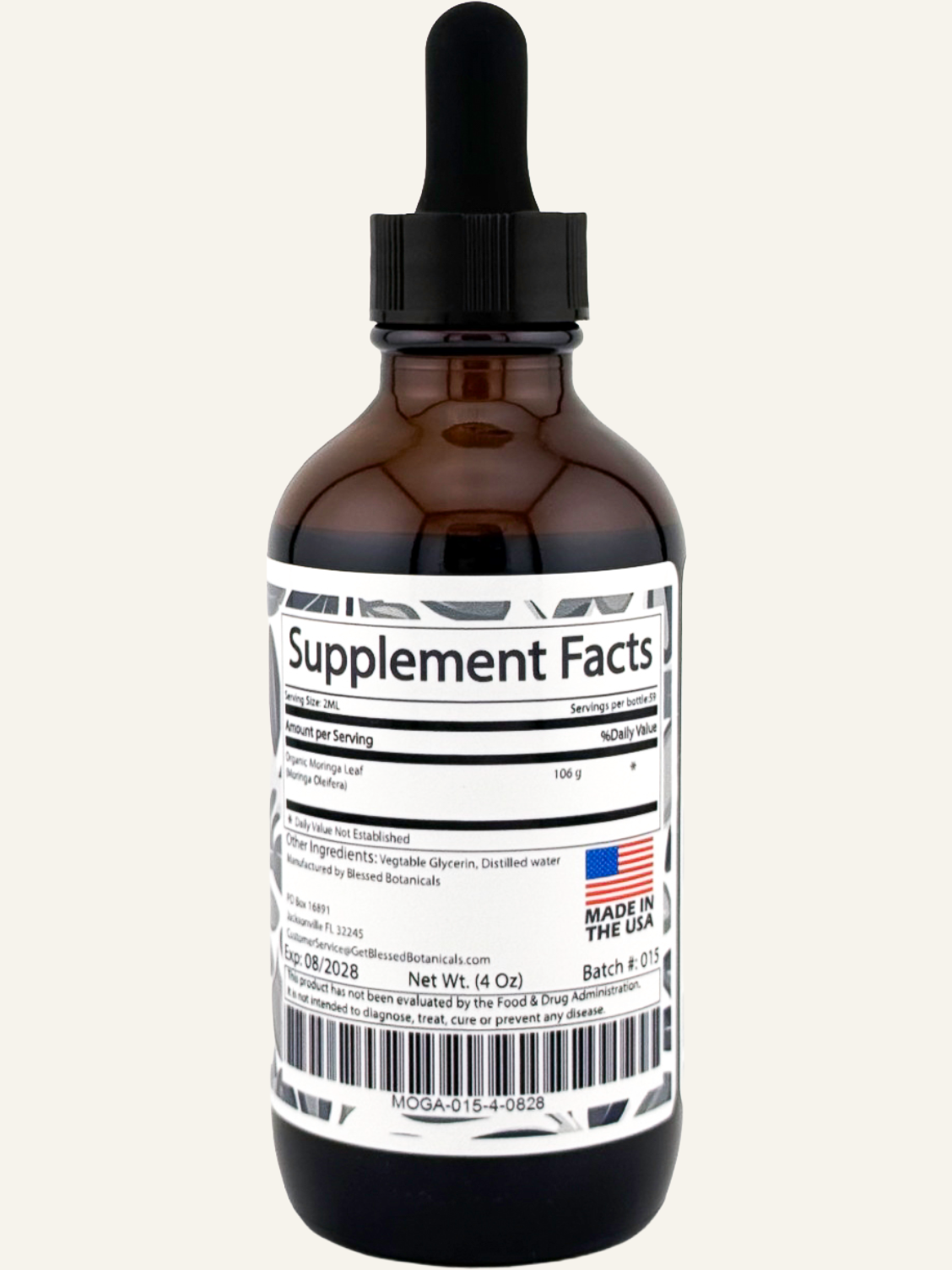 Organic Moringa Glycerite