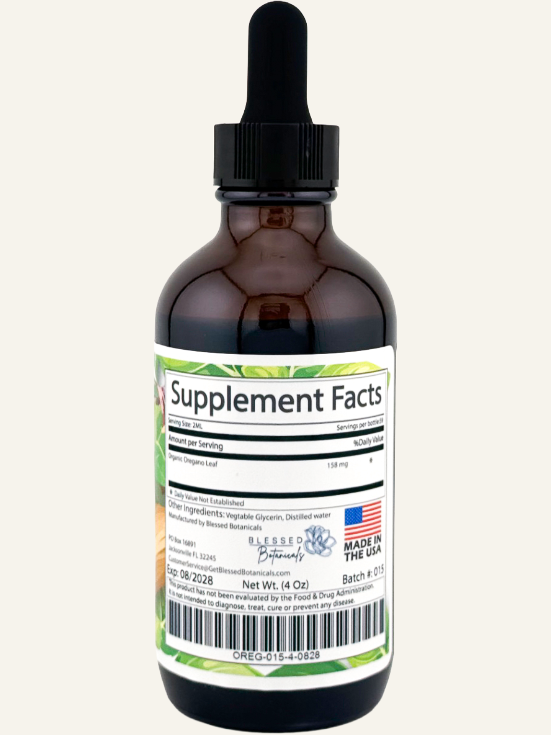 Organic Oregano Glycerite