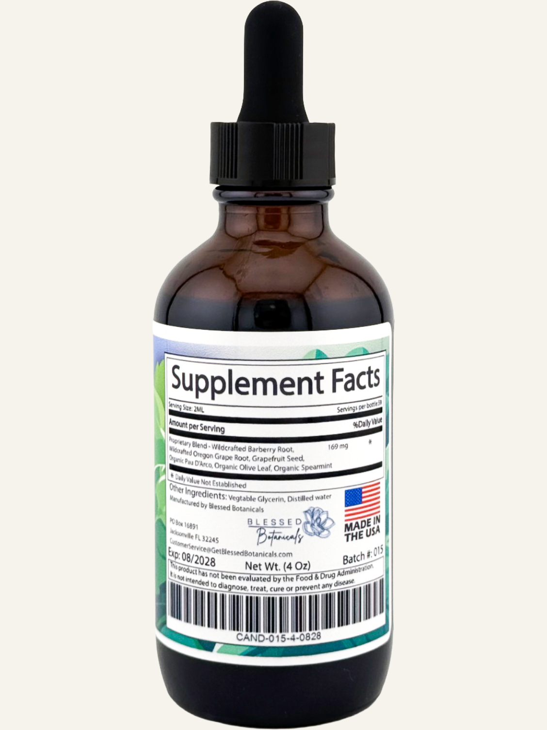 Organic Candida Cleanse Glycerite