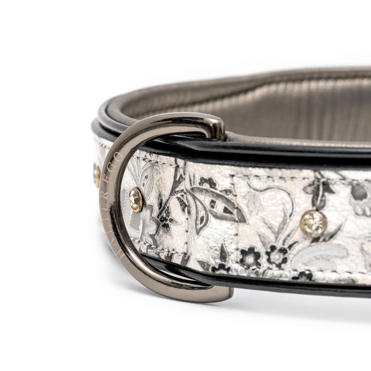 Venetian Leather Dog Collar