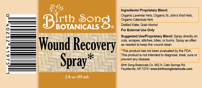 Herbal Wound Spray for First Aid