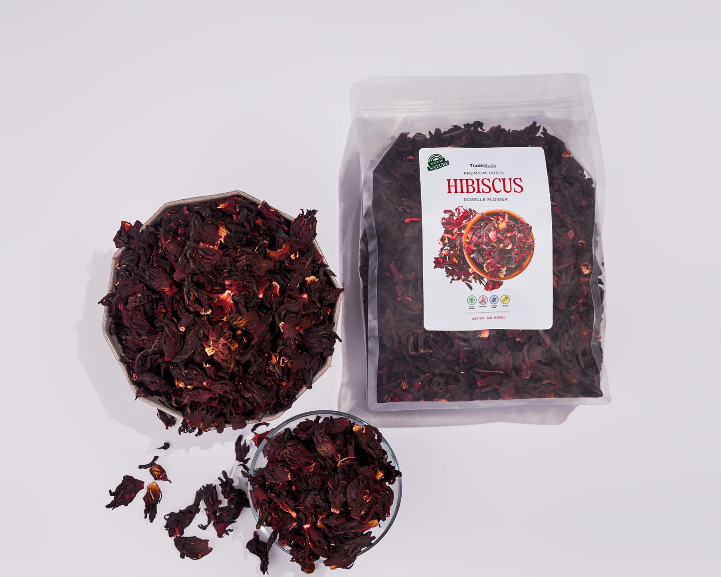 Dried Hibiscus Flowers