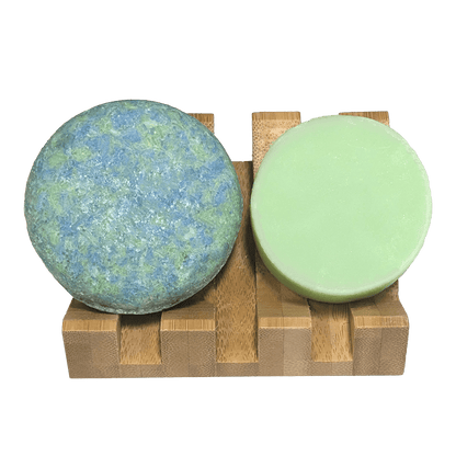 Angled Bamboo Soap Dish