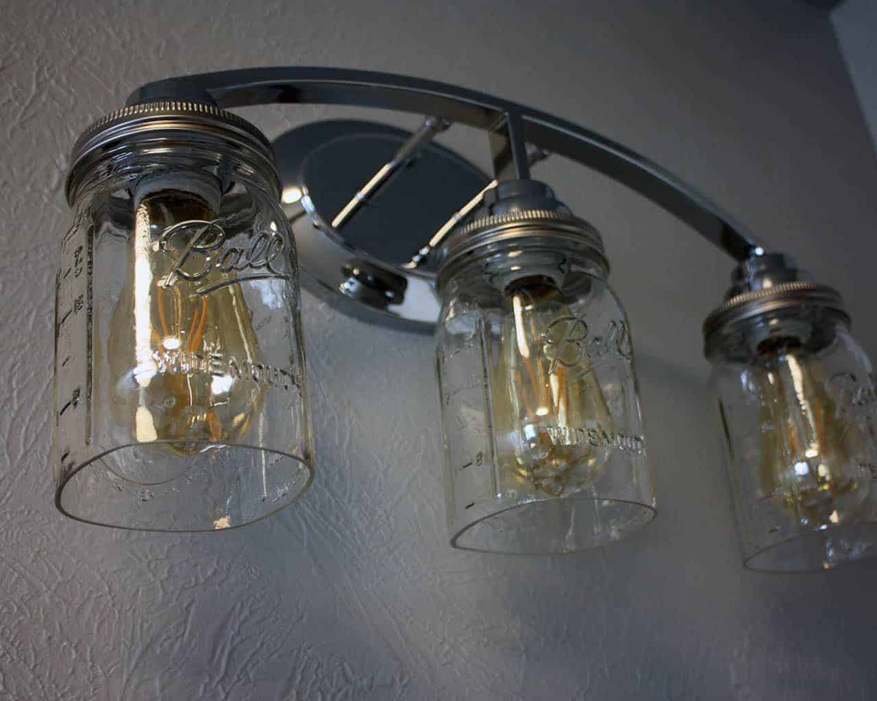 Hand-Cut Open Bottom Mason Jars for DIY Lighting, Pendants, & Crafts