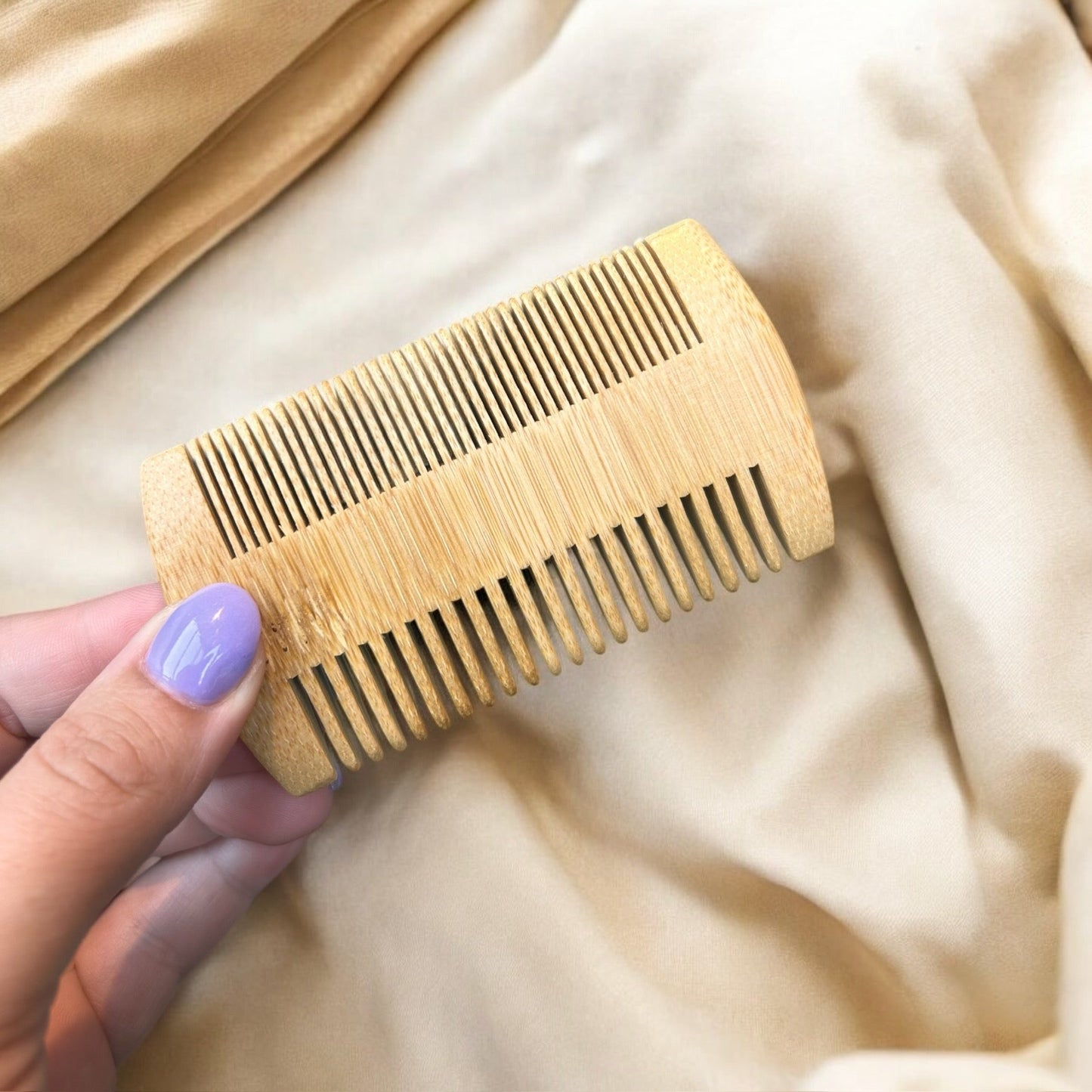 Bamboo Beard Comb | Double-Sided