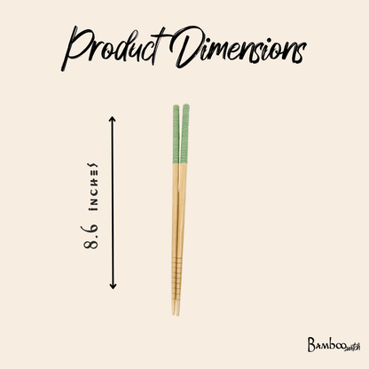 Bamboo Chopsticks | 2 Sets | Multicolor