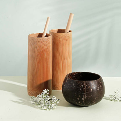 Natural Bamboo Drinking Cups