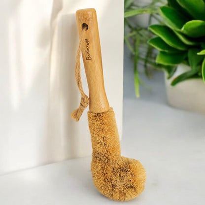 Bamboo Drink Ware Cleaning Brush | Straight