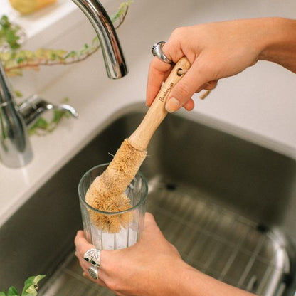 Bamboo Drink Ware Cleaning Brush | Straight
