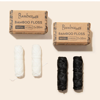 Bamboo Floss Refill Pack | 2 Floss Spools