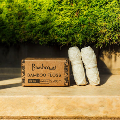 Bamboo Floss Refill Pack | 2 Floss Spools