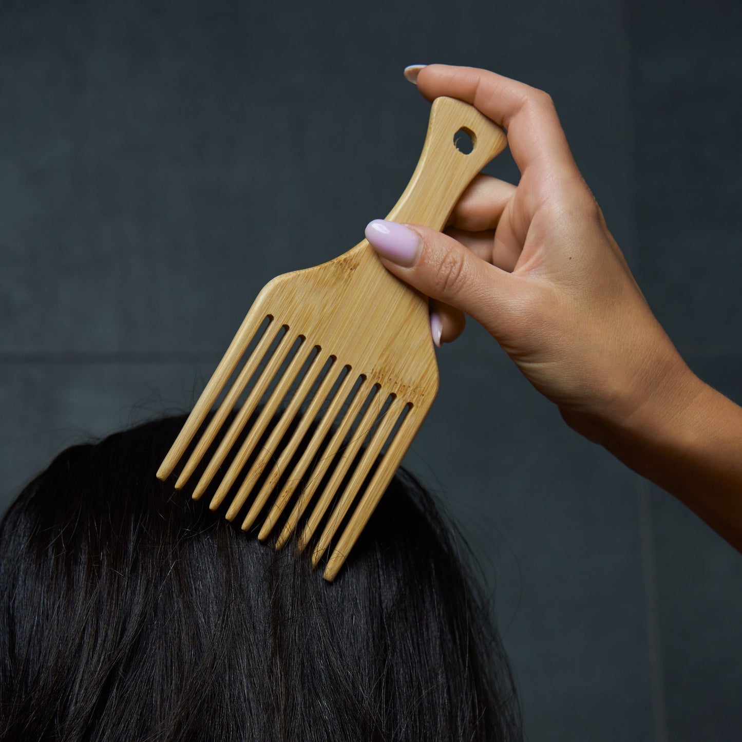 Bamboo Hair Pick