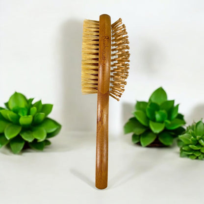 Bamboo Double-Sided Hair Brush