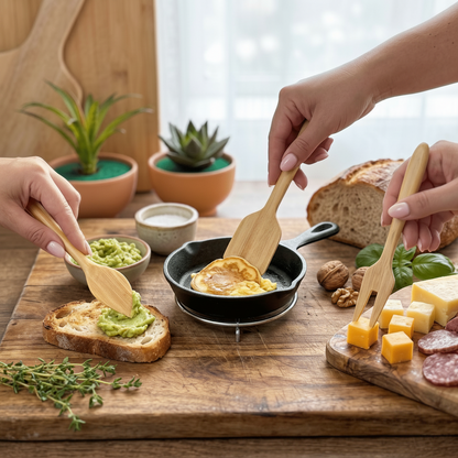 Bamboo Kitchen Utensil Set | 3 Pieces