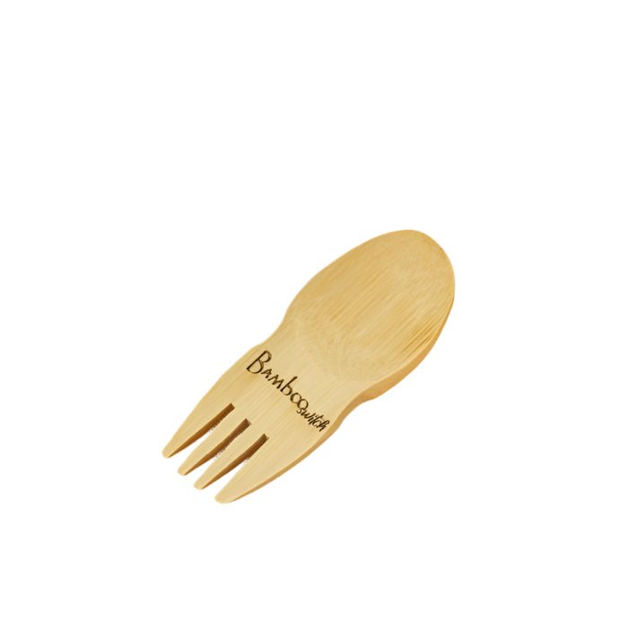 Bamboo Mini Spork Utensil
