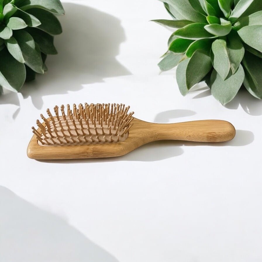 Bamboo Paddle Hair Brush | Comfort Handle