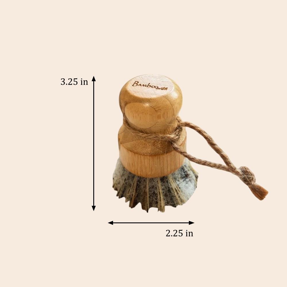 Bamboo Pot Scrubber